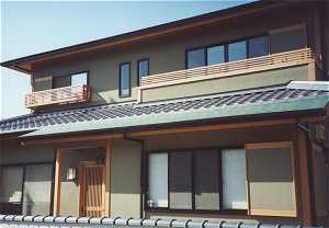 modernes Haus in japanischem Stil
